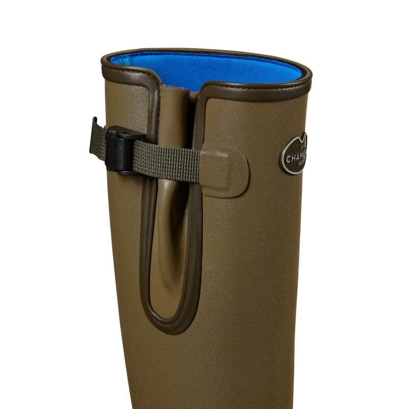 Le Chameau Vierzonord Women's Neoprene Lined Wellington Boot in Vert Vierzon-2